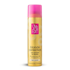 STYLE EDIT Light Blonde Root Concealer bottle for quick at-home root touch-ups and natural coverage.