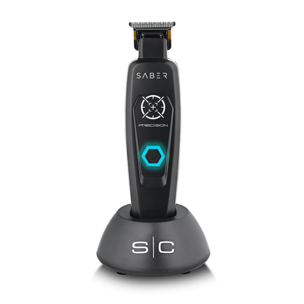 Stylecraft Saber Professional full metal body front view shows durable construction for long-lasting grooming.