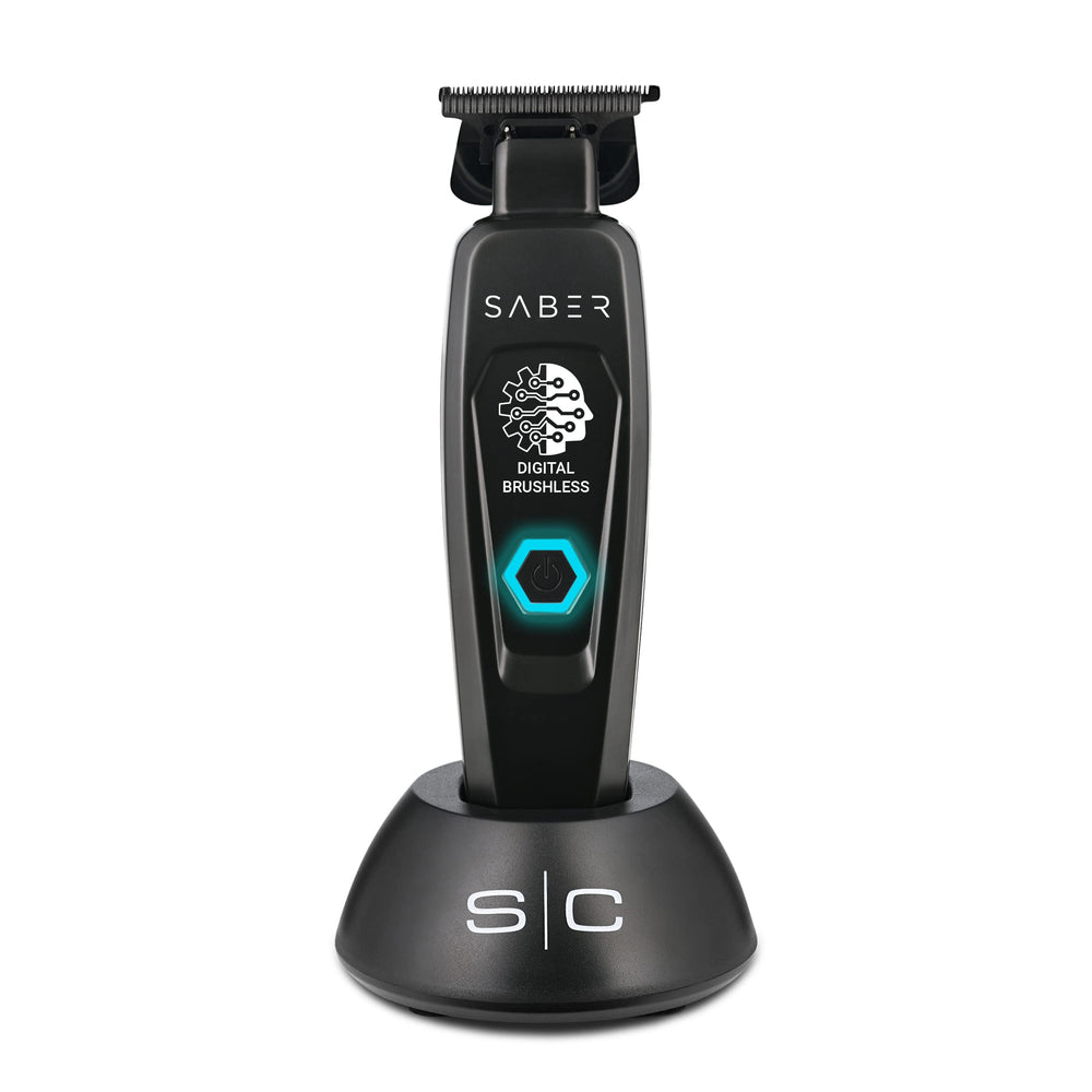 StyleCraft Saber professional trimmer with full metal body for durable, balanced handling.