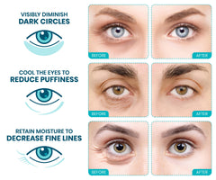 Stylia under-eye patches showcase marine collagen and vitamin C for nourishing care.