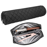 Suafrnut large hair tools organizer bag front view for easy travel.