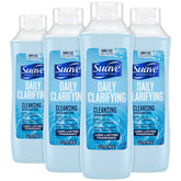 Suave Clarifying Shampoo bottle—pH-balanced daily cleanse for normal to oily hair.