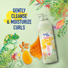 Suave Kids tear-free shampoo label indicating safe for sensitive eyes