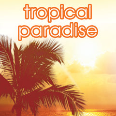 Suave Tropical Paradise invisible solid application shows clear-on-skin use with no residue.