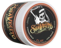 Suavecito Pomade Firme Clay hands warming for easy texture and even distribution