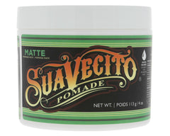 Suavecito Pomade Matte bottle with matte finish for natural texture styling