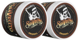 Suavecito Pomade Original bottle close-up, creamy texture for easy styling and hold.
