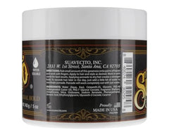 Suavecito Pomade Original Hold packaging shot highlighting water-based formula for easy wash-out