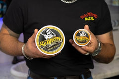 Suavecito pomade textured-layered-hair defines layers and adds definition.