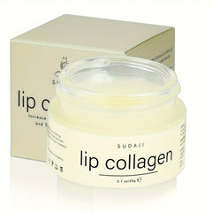 SUDAJI lip collagen peptide jar for deep hydration and smoother lips.