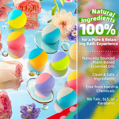 SudsyRoar 8-scent collection shows varied scents for personalized aromatherapy during baths.