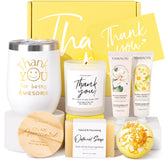 Suhctuptx thank you gift box front view for workplace appreciation and classy gifting.