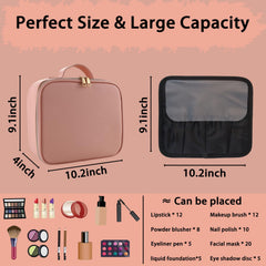 SUILU makeup bag LED mirror detachable stand for flexible tabletop use