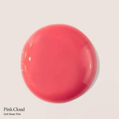 Summer Fridays Dream Lip Oil Pink Cloud swatch demonstrates sheer tint and hydrating gloss