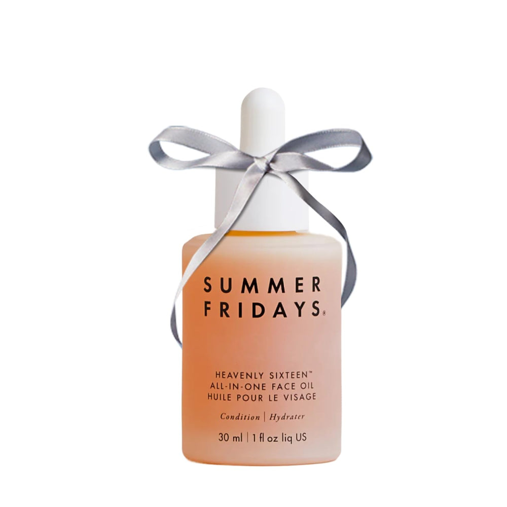 Summer Fridays Heavenly Sixteen Face Oil bottle ready for daily hydration and glow