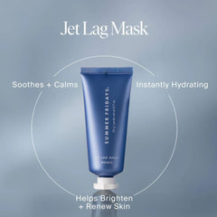 Summer Fridays Jet Lag Mask close-up with hyaluronic acid for a dewy finish.