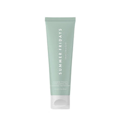 Summer Fridays Super Amino Gel Cleanser bottle close-up showing gentle hydration for all skin types