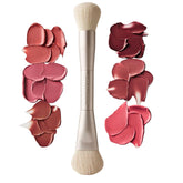Summer Fridays The Blush Brush angled end for precise cream blush application