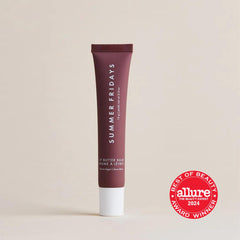 Summer Fridays lip balm application demonstrates instant lip hydration