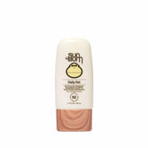 Sun Bum Daily SPF 50 Face Gel bottle closeup with clear matte finish protection