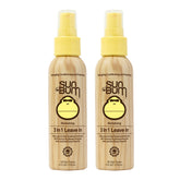 Sun Bum Revitalizing Detangler bottle-front shows vegan, cruelty-free detangler for silky hair.