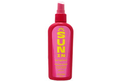 Sun In Hair Lightener Lemon Fresh bottle in hand for easy at-home shade brightening.