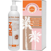 Sun Laboratories by Giesee Ultra Dark Tanning Lotion bottle with instant bronze glow for body