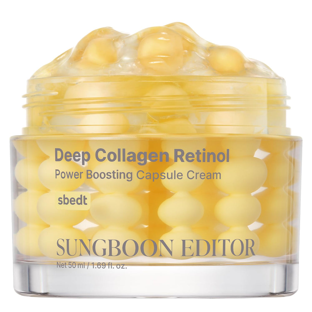 SUNGBOON EDITOR Deep Collagen Retinol Capsule Cream bottle for smoother skin