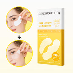 SUNGBOON EDITOR Dry collagen film melting on damp skin for instant firming
