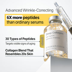 SUNGBOON EDITOR ultra-low molecular collagen 120Da highlight for deep absorption and plump skin