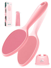sunivaca front view of glass foot file showing sleek design and gentle exfoliation benefit