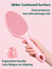 sunivaca long handle angled to show ergonomic grip for comfortable reach and control