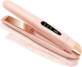 SUNMAY cordless hair straightener with travel pouch enables on-the-go styling.
