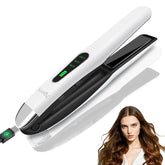 SUNMAY cordless straightener front view for portable styling on the go.