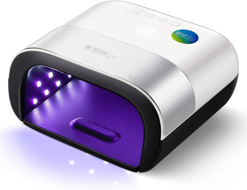 SUNUV SUN3 front view showing sleek lamp ideal for quick home manicures