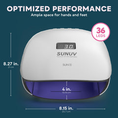 SUNUV SUN4 auto-sensor in action enabling hands-free operation.