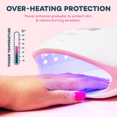 SUNUV SUN4S pink top-view highlighting slim, portable design