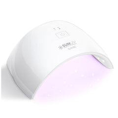 SUNUV SUN9C white front view, compact nail dryer ideal for home use.