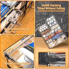 SuoXing makeup brush and lipstick drawer keeps tools neatly arranged.