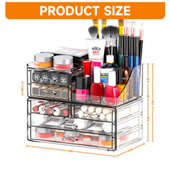 SuoXing modern acrylic dresser organizer complements decor while keeping items within reach.