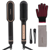 SUPBERC negative ionic hair brush before use for smooth styling