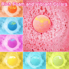 SUPERGFS organic kid bath bombs use gentle ingredients and stain-free tub experience