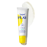 Supergoop PLAY lip balm mint tube shows refreshing sun protection for lips