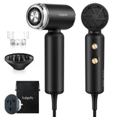 SUPGALIY dual voltage travel hair dryer in compact design for global styling.