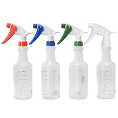 SupplyMaid commercial 16oz spray bottle closeup showing sturdy build