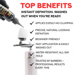 Supreme Trimmer thinning-area ink covers sparse spots for fuller look.