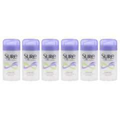 Sure antiperspirant solid Fresh and Cool six-pack provides all-day protection with a fresh, clean scent.