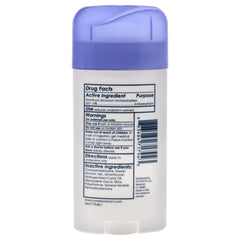 Sure Original Unscented Solid pack6 application demonstrates smooth fragrance-free glide.