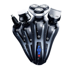 SURKER 3-in-1 electric shaver face close-up for precise grooming