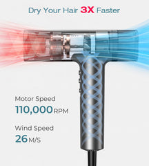 SUROME attachments include diffuser and nozzles for precise airflow and versatile looks